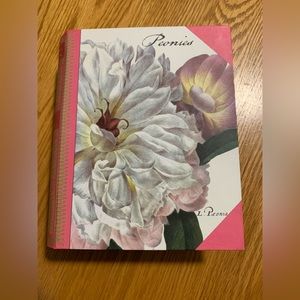 Peonies book box  note cards with storage box NEW
